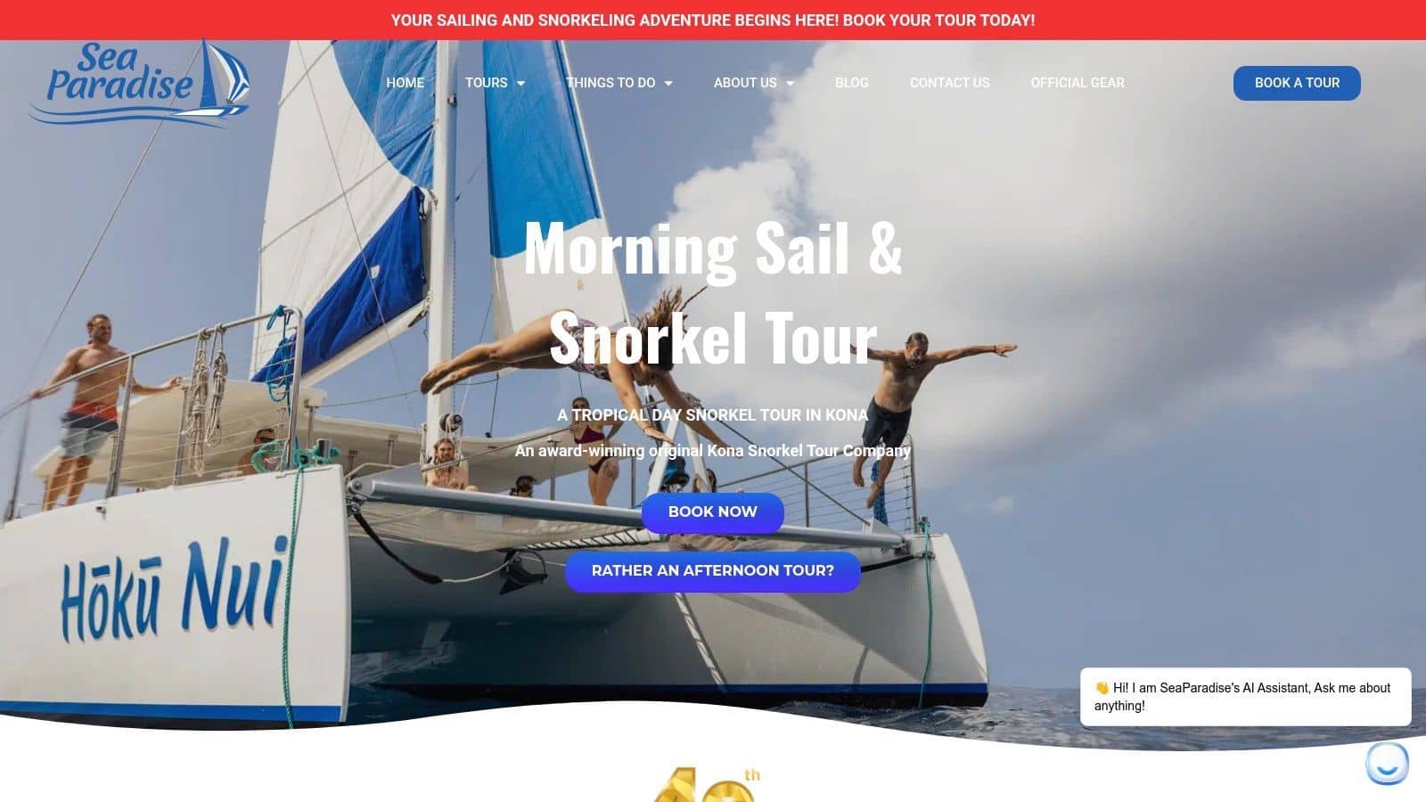 Sea Paradise (Hoku Nui Sailing Catamaran)