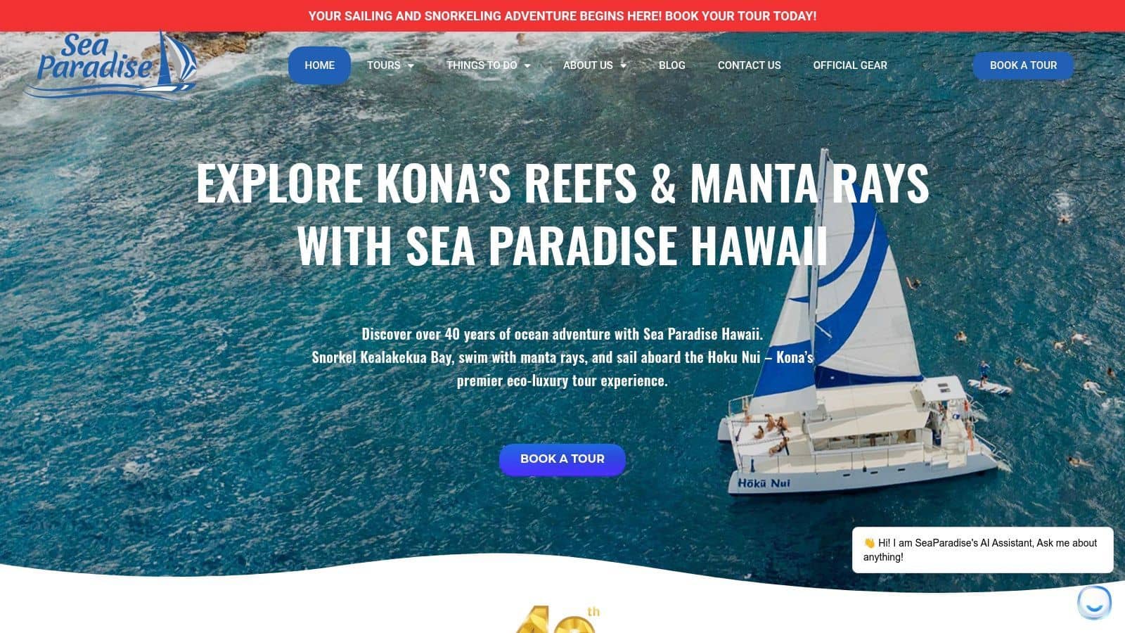 Sea Paradise Sailing & Snorkeling — Morning/Afternoon Sail