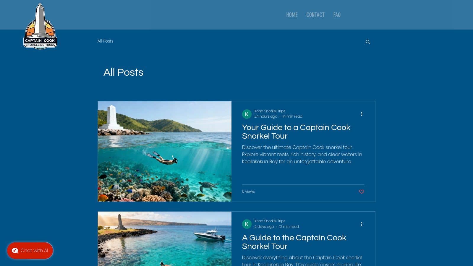 Captain Cook Snorkeling Tours