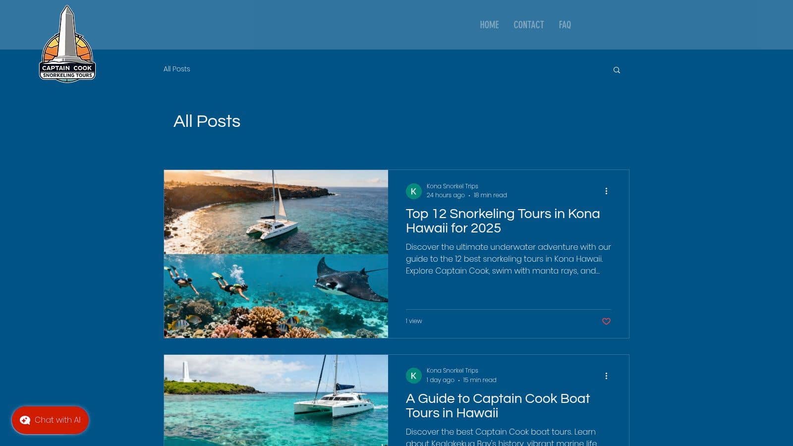 Captain Cook Snorkeling Tours