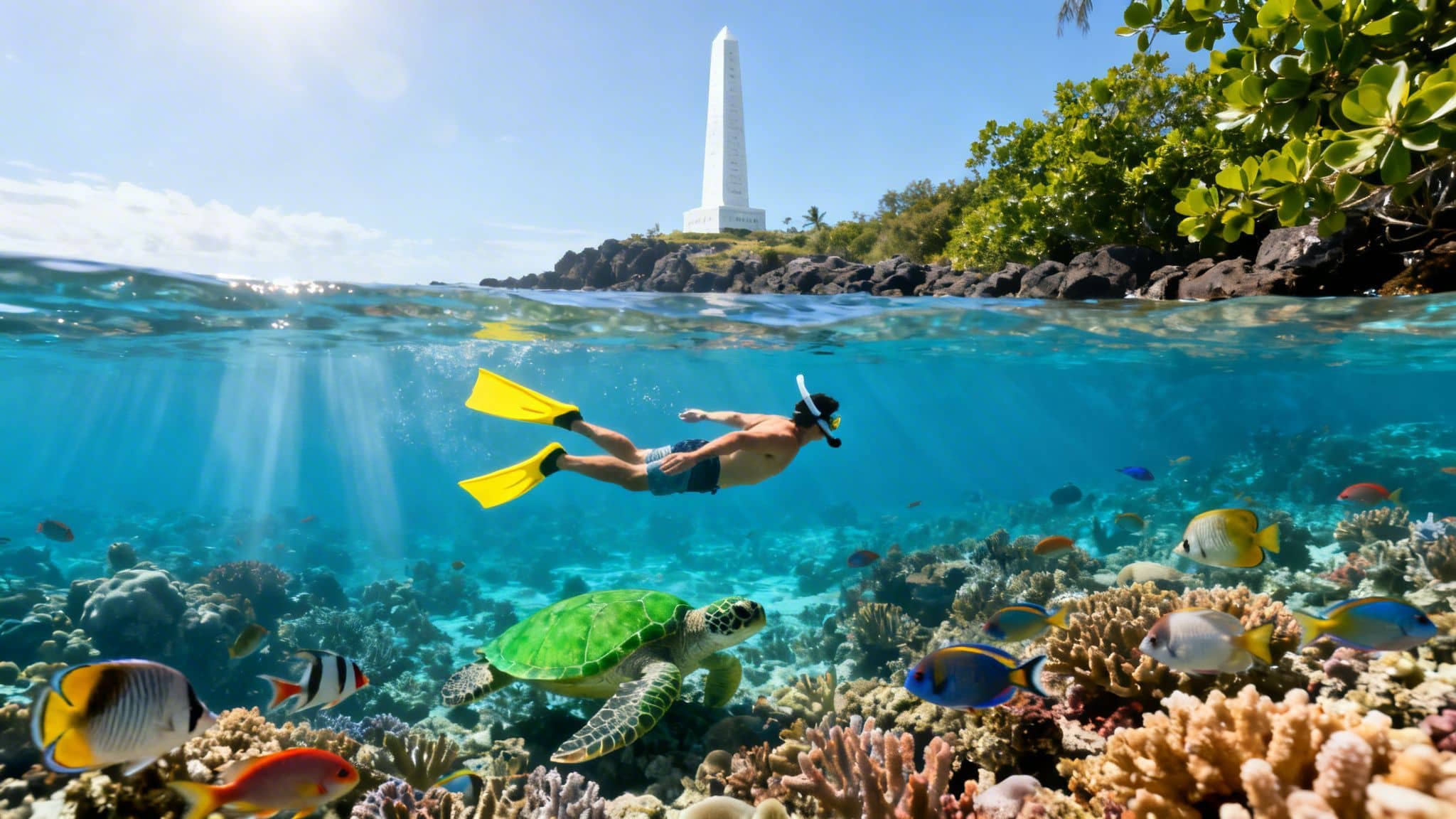 Your Guide to a Snorkel Trip to Captain Cook Monument