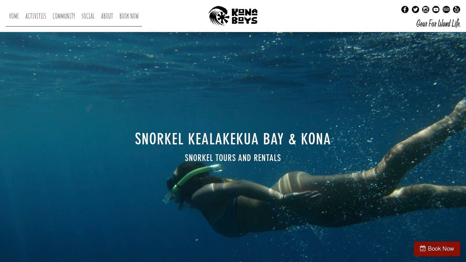Kona Boys (kayak + snorkel outfitter/guide)